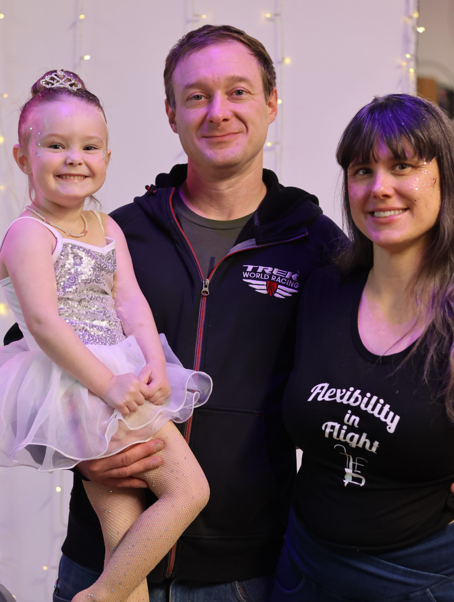 Terra, Eric and Victoria Meierdierck — the family behind Flexibility in Flight