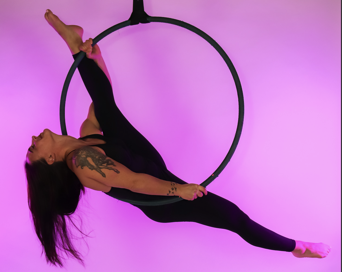Lyra hoop performance